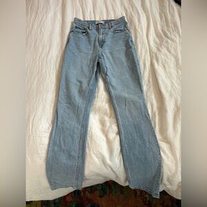 A&F The ‘90s Slim Straight Ultra High Rise Curve Love Tall Women's Jeans